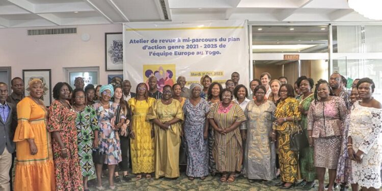 L’équipe Europe fait la situation de la mise en œuvre au 30 Octobre 2023 de son plan d&rsquo;action genre avec les associations féminines