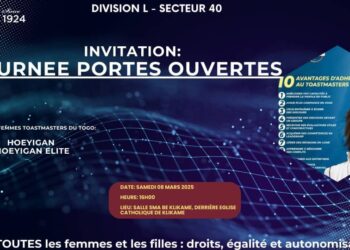 Les clubs des femmes Toastmasters en journées portes ouvertes le 8 mars prochain