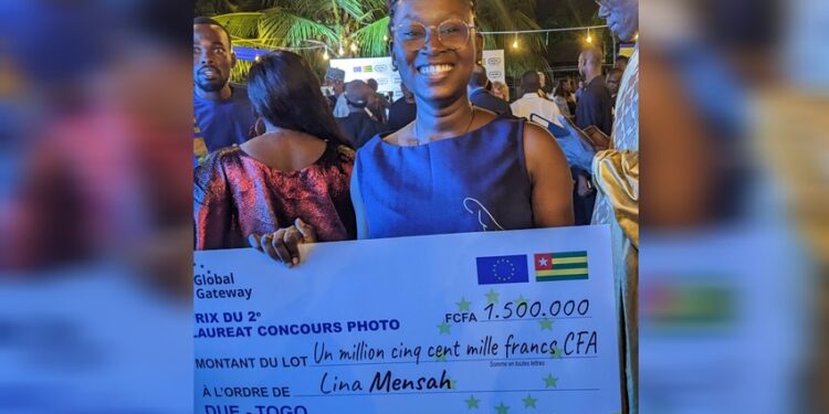 Concours « Agir ensemble » de l’Union Européenne au Togo : La photographe Lina Mensah remporte le deuxième prix