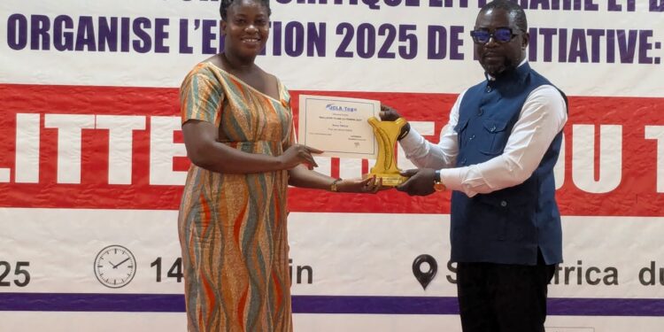 Nana Técla sacrée « Meilleure plume au féminin » aux Prix littéraires du Togo 2025